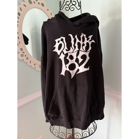 Blink 182 I Miss You Black Hoodie Adult Large Boohoo Kardashian Pop Punk Band - Picture 2 of 8